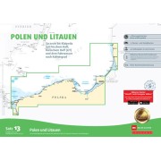 Polen och Litauen båtsportkort Satz 13